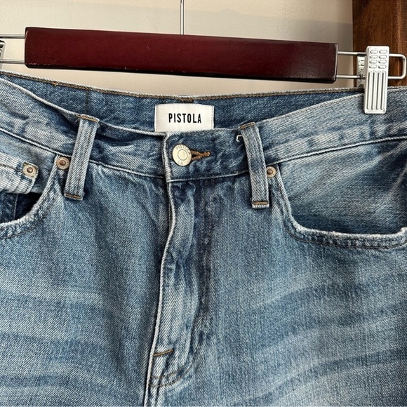 PISTOLA Presley Straight Ankle Jean - High Rise - Picture 5 of 9